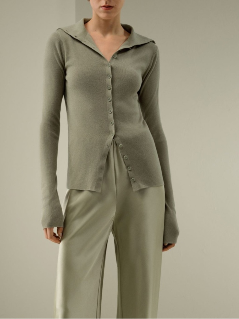 Lily Silk Slim Fit Silk Cashmere Sweater S